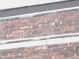 Spalled Face Brick