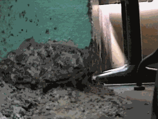 Crumbling Concrete Column
